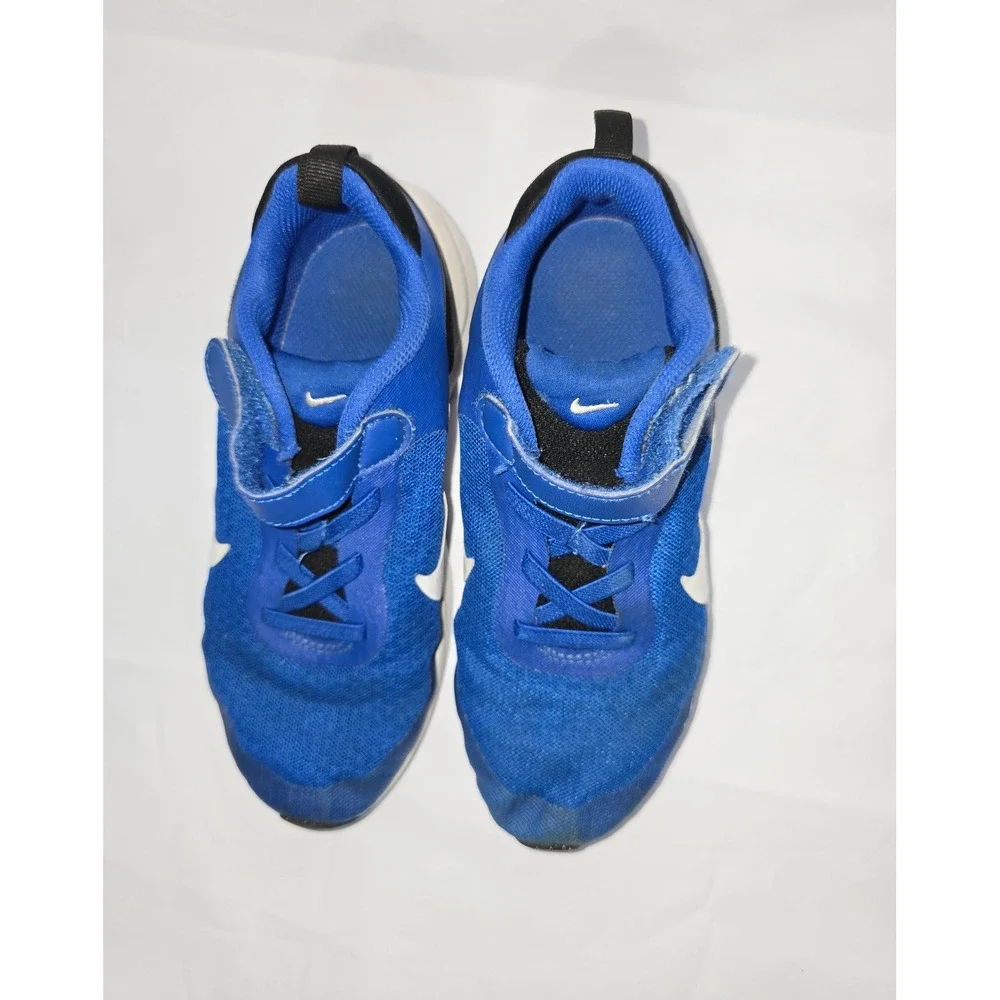 Nike Revolution 7 Blue White Kids Sneakers Size 13.5C